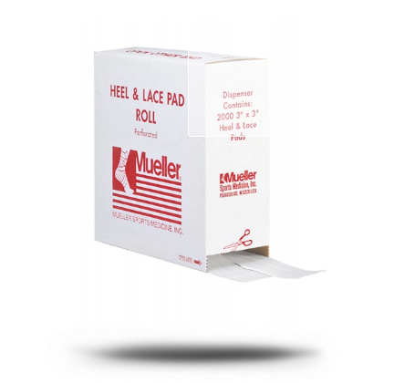 Mueller Heel & Lace Pads, 7,62 cm x 7,6 cm, 2000 Stück