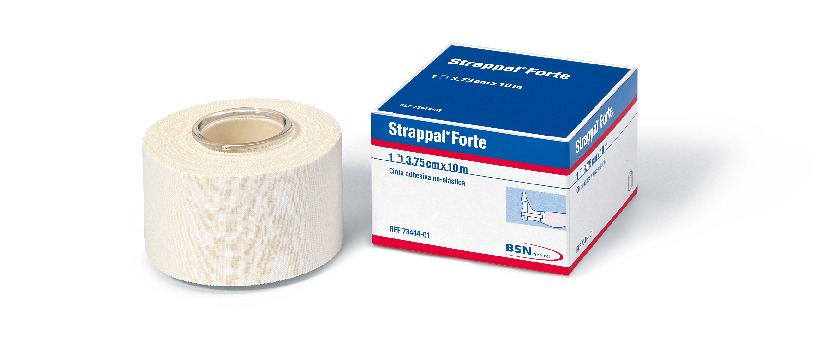 Strappal® Forte, 3,75 cm x 10 m, weiß, 5 Stück
