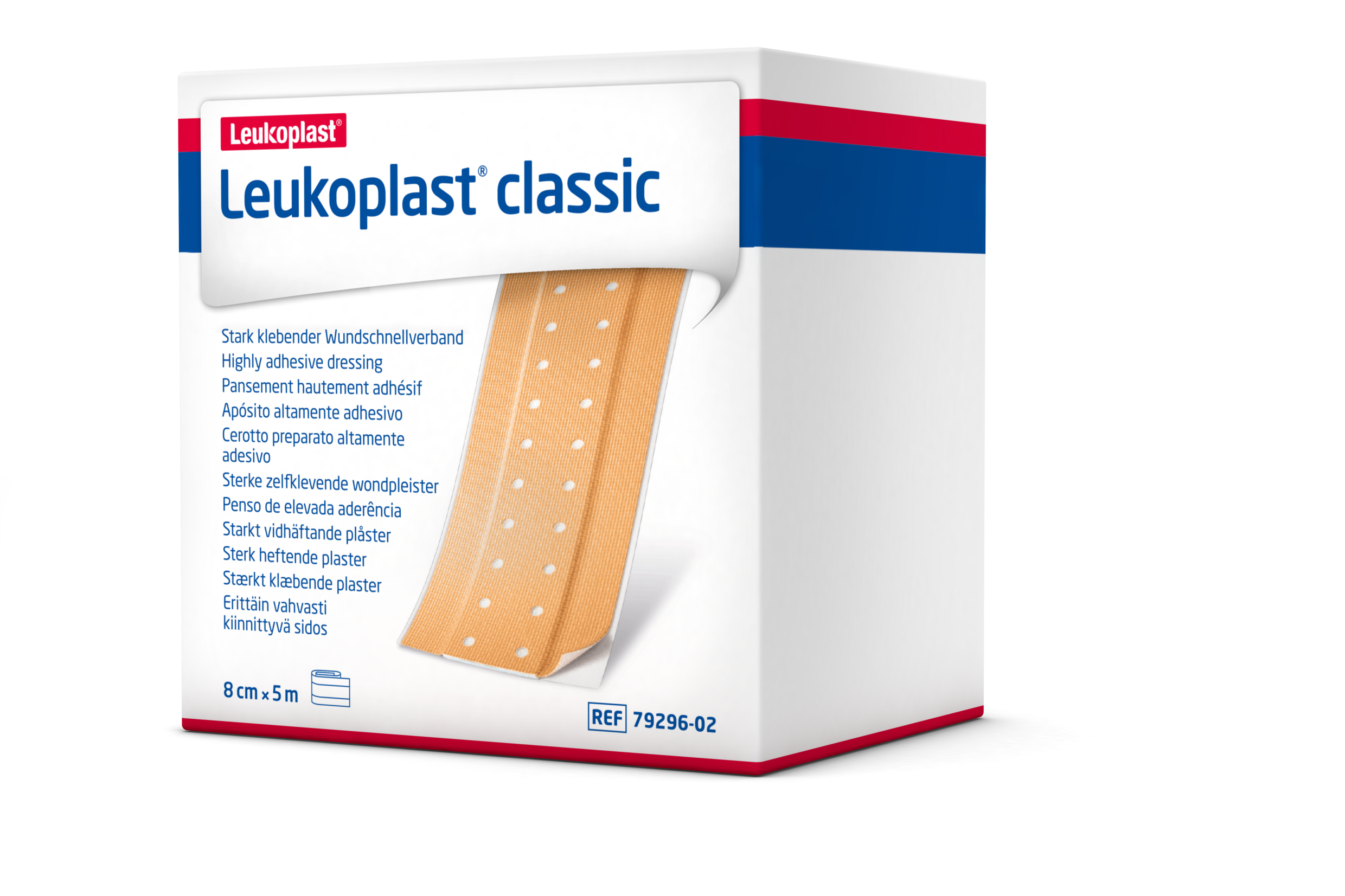 Leukoplast® Classic, 8 cm x 5 m, beige